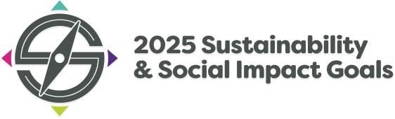 2025 Sustainability & Social Impact Goals logo